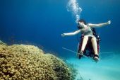 Spectacular Underwater Acrobatics Using a Self-Propelled Wheelchair